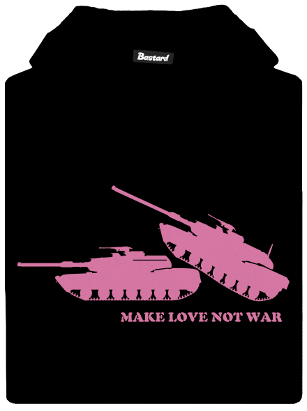 Tanky detská mikina klokanka Black