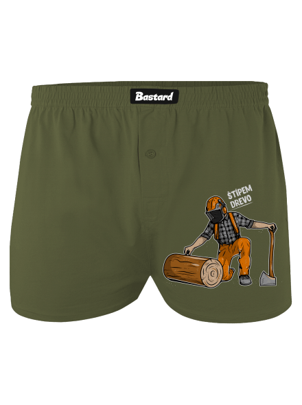 Drevorubač pánske trenky Khaki