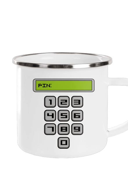 PIN plecháčik White