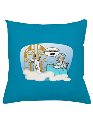 Nebeská aplikácia vankúš Blue Turquoise