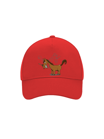 Jednorožec šiltovka baseballka Classic Red