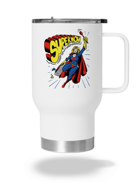 Supermom termohrnček White