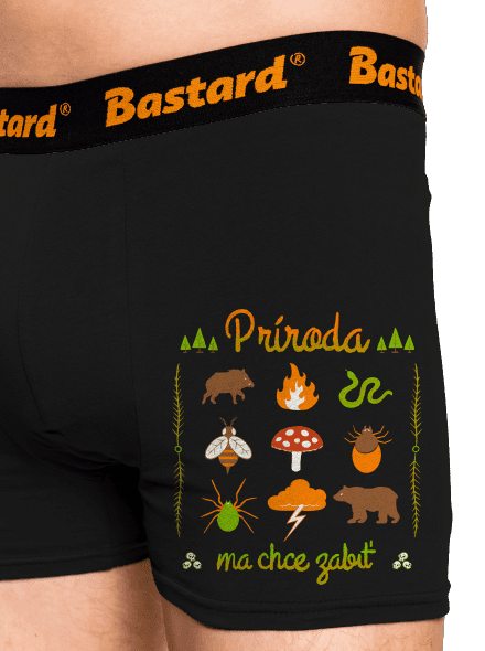 Príroda ma chce zabiť boxerky Black