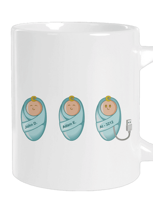 AI baby veľký hrnček White