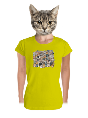 Nájdi čerta dámske tričko prémium Lemon