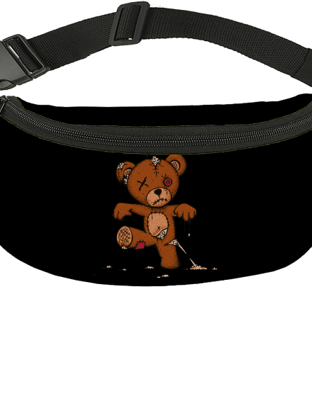 Zombie teddy ľadvinka Black
