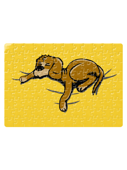 Spiaci pes puzzle White