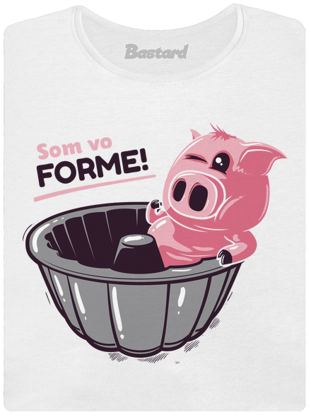 Vo forme dámske tričko White