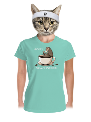 V presse dámske športové tričko Mint Mal