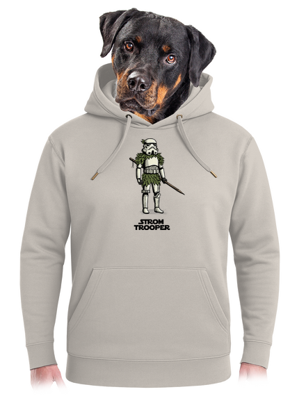 Strom trooper unisex mikina premium Pastel Macchiato