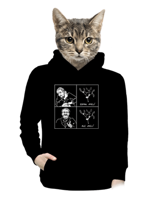 Cimrman: Copak jmelí dámska mikina klokanka Black