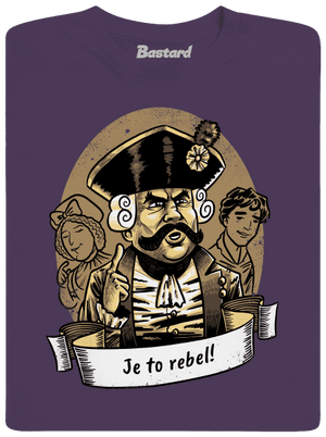 B14: S čerty nejsou žerty pánske tričko Urban Purple