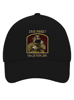 Zase práce? šiltovka baseballka Black
