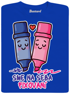 Sme fixovaní pánske tričko Royal Blue
