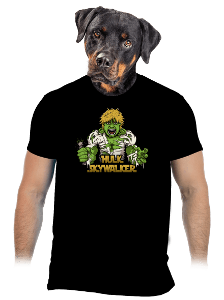 Hulk Skywalker pánske tričko Black