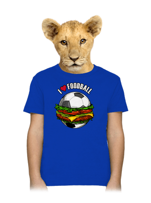Foodball detské tričko Royal Blue