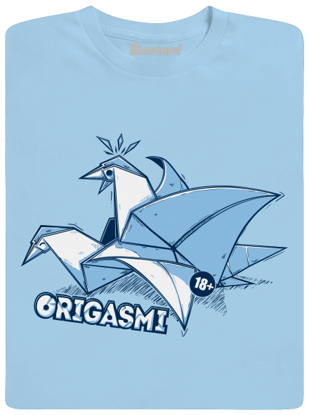 Origasmi pánske tričko Sky Blue