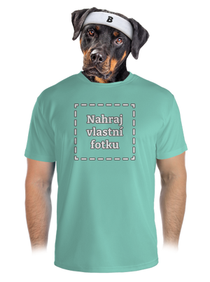 Vlastná potlač pánske športové tričko Mint Mal