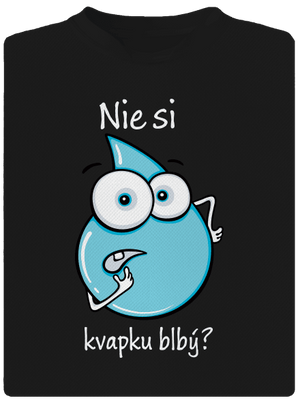 Nie si kvapku blbý detské športové tričko Black