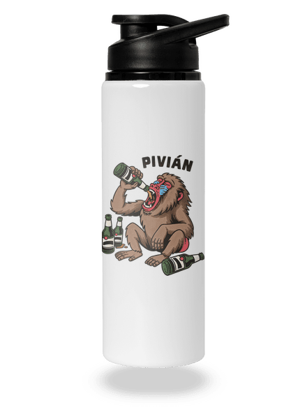 Pivián flaša na vodu White