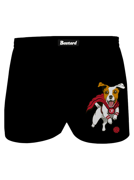 Jack Russell pánske trenky Black