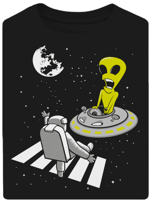 Vesmírny prechod unisex tričko oversized Black