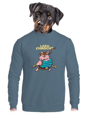 unisex mikina bez kapucne