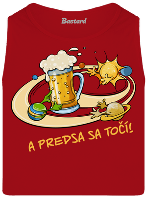 A predsa sa točí! pánske tielko Red