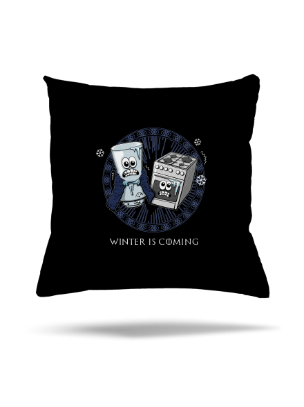 Winter is coming vankúš Black