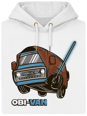 Obi Van unisex mikina premium Snowwhite