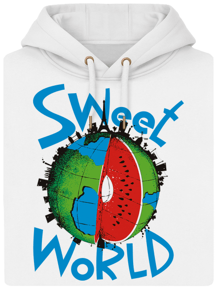 Sweet World unisex mikina premium Snowwhite