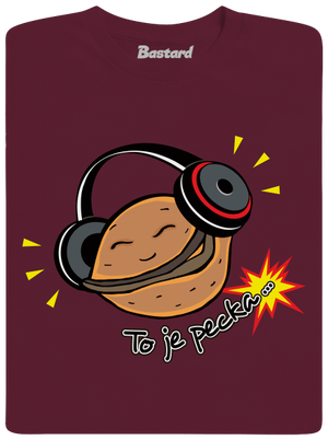 Pecka detské tričko Burgundy