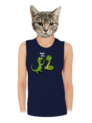 High Five dámske tielko voľné Navy