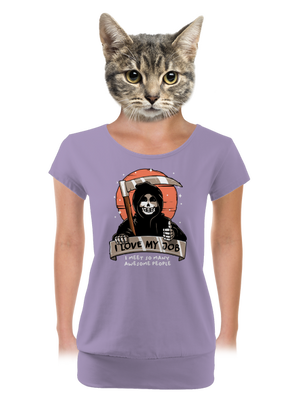 dámske tričko s lemom