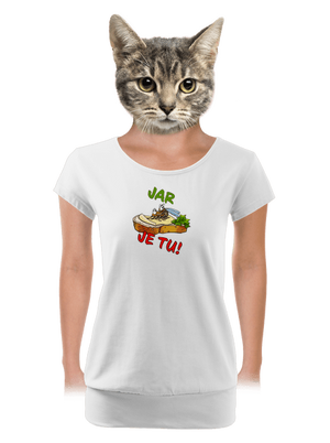 dámske tričko s lemom