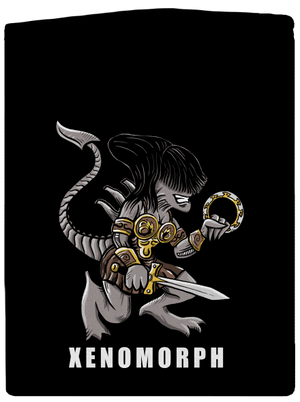 Xenomorph dámska mikina na zips Black