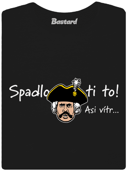 Spadlo ti to dámske tričko Black