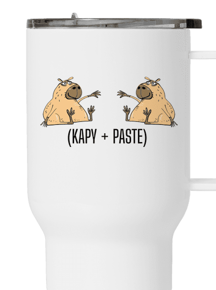 Kapy paste termohrnček White