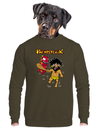 unisex mikina bez kapucne