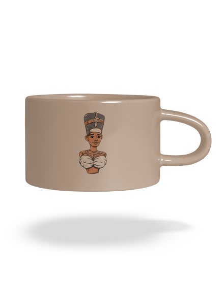 Nefertities hrnček makronka Brown Macaron