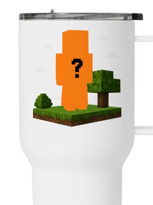 Minecraft z vlastnej fotky termohrnček White