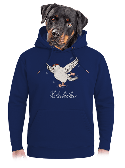 Holubička unisex mikina premium Navy