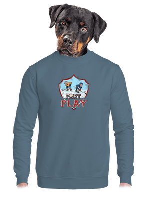 Fart Play unisex mikina bez kapucne Nordic Blue