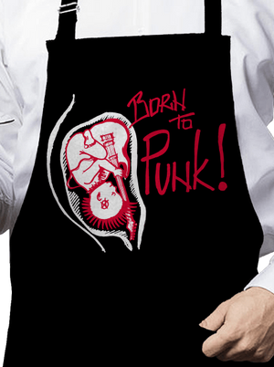 Born to punk zástera Black