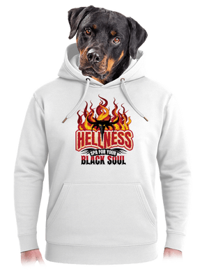 Hellness unisex mikina premium Snowwhite