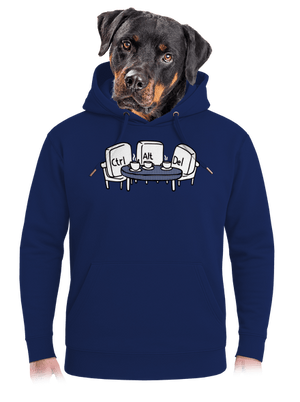 Nerozluční kamaráti unisex mikina premium Navy