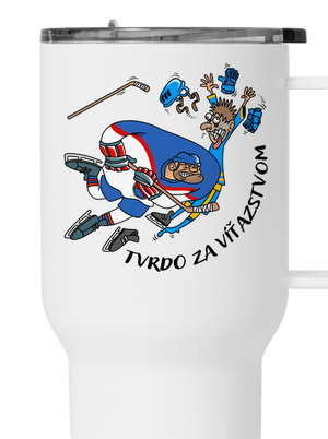 Tvrdo za víťazstvom termohrnček White