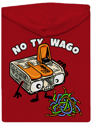 Wago svorka pánska mikina na zips Red