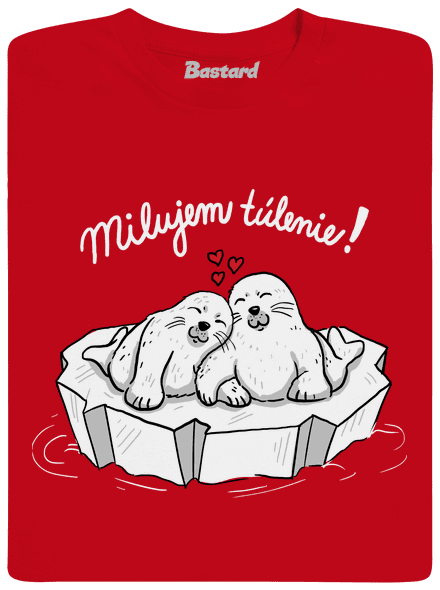 Milujem túlenie detské tričko Red