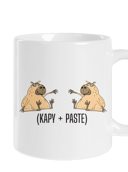 Kapy paste klasický hrnček White